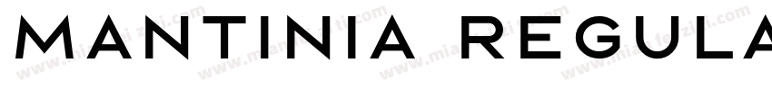 Mantinia Regular字体转换